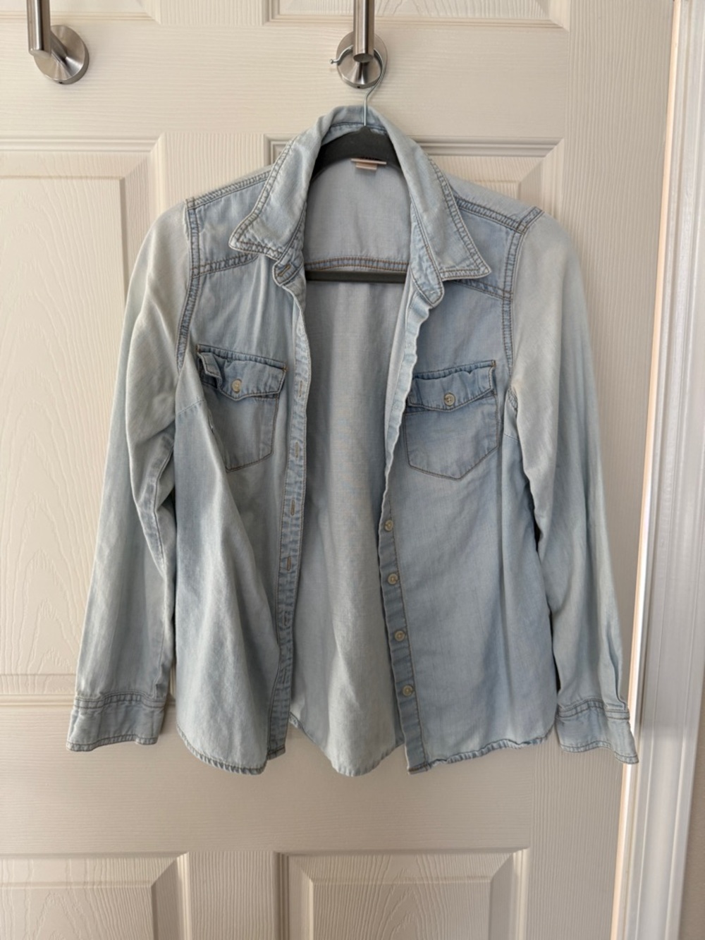 Light Wash Denim Shirt
